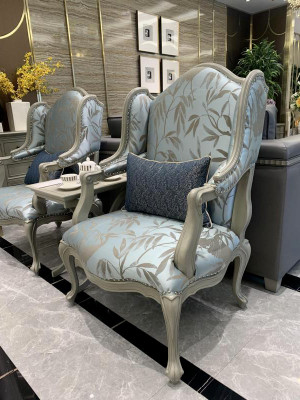 Fauteuil Stof Eenpersoons Meubels Relax Zitje Ontwerp Bankstel Textiel Woonkamer Fauteuil