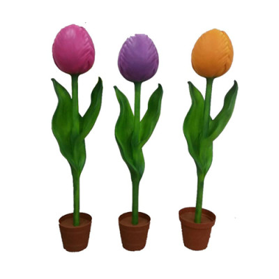 Bloem 190cm Tulp Tuin Ontwerp Plant Abstracte Sculptuur Selecteerbaar Beelden 190cm