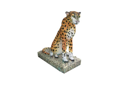 Decoratie tuin figuur standbeeld figuren beelden decoratie nieuw sculpturen cheeta Afrika