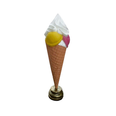 IJsroom IJssalon muurdecoratie figuren horeca display 130cm Nieuw