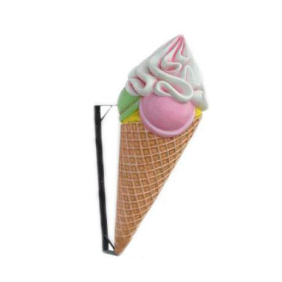 IJs IJssalon Muurdecoratie Figuren Horeca Sculpturen Nieuw 110 cm