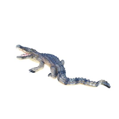 Moderne decoratieve sculptuur Krokodil Nijl levensgroot 180 cm tuindecoratie Nieuw