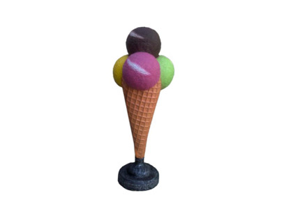 Ijs Sculptuur Chocolade Ijsroom Standbeeld Sculpturen Standbeelden 140cm Standbeelden Nieuw