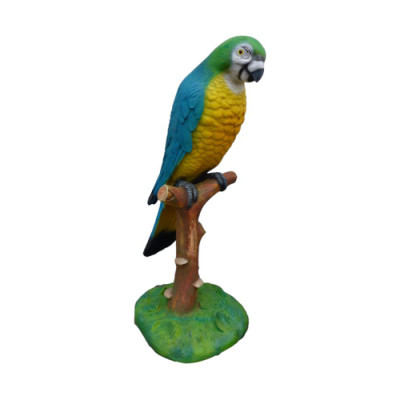 Papegaaien vogel figuur, abstracte figuren, beelden, modern beschilderd nieuw 110cm standbeeld