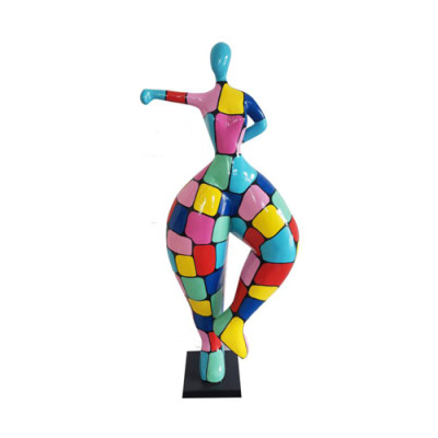 Moderne Figur Ballerina PVC Sculptuur Decoratie 85cm Decoratieve Figuren Standbeelden Nieuw