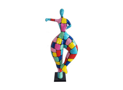 Moderne Figur Ballerina PVC Sculptuur Decoratie 85cm Decoratieve Figuren Standbeelden Nieuw