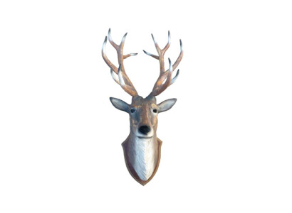 Herten geweih hoofd muurdecoratie decoratie 110cm muurontwerp hoofd sculptuur standbeeld