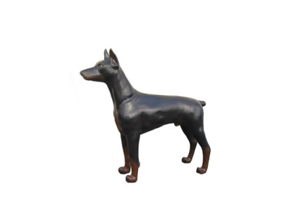 Dobermann hond dummy Inbraakbeveiliging Vechthond hond Decoratie Standbeeld Sculptuur