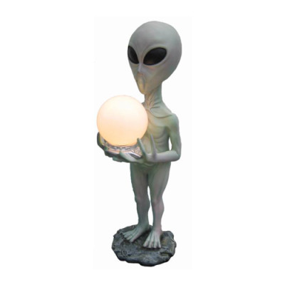 Moderne tafellamp Bijzondere lamp Alien figuur Verlichting Sculptuur Figuren