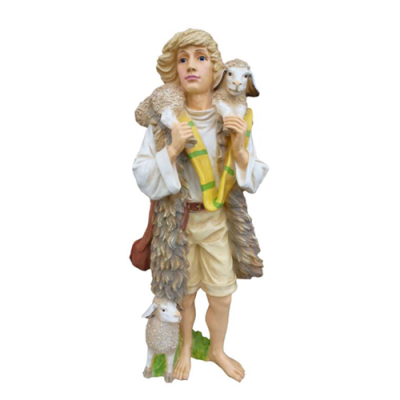 Deko Figur Standbeeld Sculptuur 80 cm Beelden Standbeelden Sculpturen Tuin Herder P96