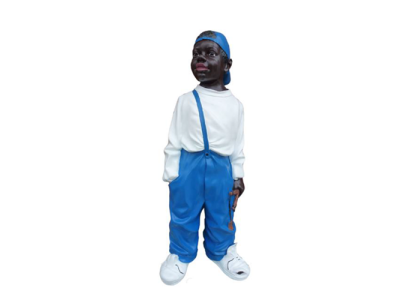 Decoratiefiguur standbeeld sculptuur 85cm Figuren Standbeelden Sculpturen 90s Gangster USA P37