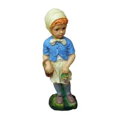 Decoratief beeld standbeeld sculptuur 78 cm figuren standbeelden sculpturen tuin meisje P116