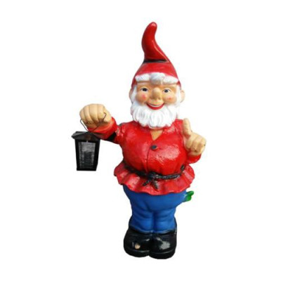 Tuinkabouter 90cm tuindecoratie beeldjes standbeelden figuur handgeschilderd