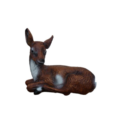 Beelden Sculptuur Tuin Decoratie Deco Sculptuur Standbeeld Reeën Herten Baby 58cm