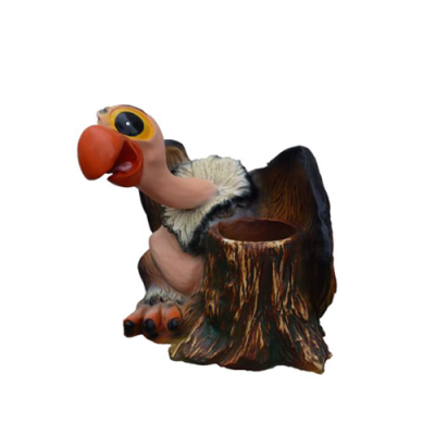 Dekoratiefiguur Gier Vogel Tuinbeelden Sculptuur Standbeelden Sculpturen 45cm Nieuw