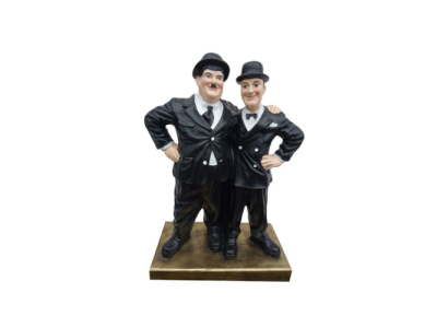Deko Figur Standbeeld Sculptuur 50 cm Figuren Standbeelden Sculpturen Dik en Sloom Nieuw