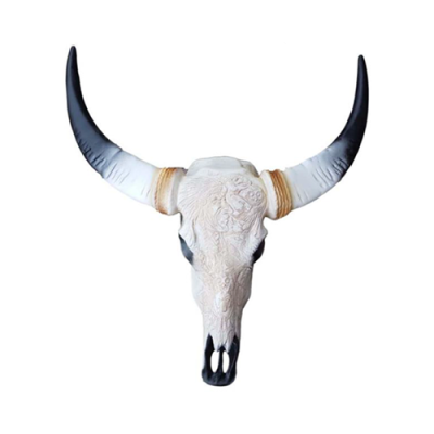 Bul Runderschedeldecoratie niet echt 69 cm wandontwerp deco wand schedel
