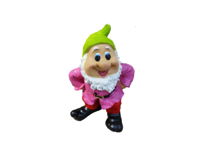 Tuinhuis decoratie figuur standbeeld sculpturen deco figuren dwerg handgemaakt K66