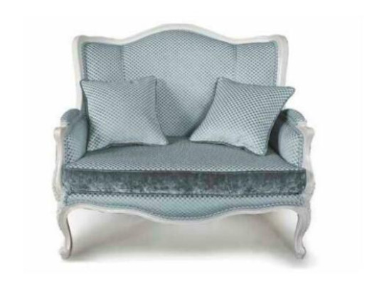 Bankstof Bank Stof Bank Chic Design Designer 2-zits meubel Klassiek meubel