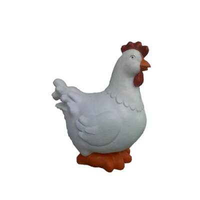 Decoratie Tuin Plastic Figuren Met De Hand Beschilderd Figuur Standbeeld Grappige Kip 42cm Nieuw