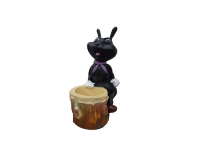 Tuinmier 48cm Tuindecoratie Beeldjes Standbeelden Figuur Handbeschilderd Nieuw