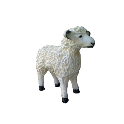 Decoratieve standbeeld Tuinbeelden Beelden 50cm Schaap Figuur Plastic Nieuw Dier