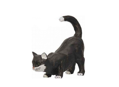 Katten 40 cm beeld standbeeld tuindecoratie sculptuur deco beeldhouwwerken