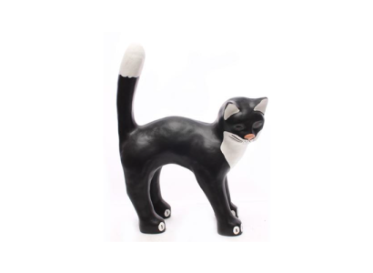 Katten 40cm figuur standbeeld tuindecoratie sculptuur decoratieve sculpturen