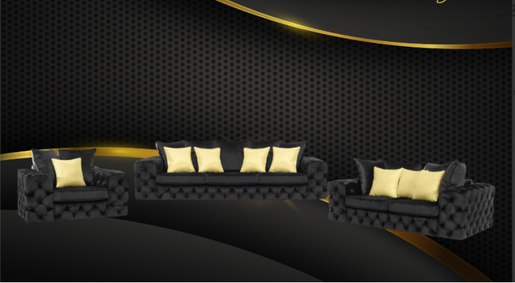 Chesterfield Design Woonkamerset Bankstel Meubels Bank 3+2+1-zits