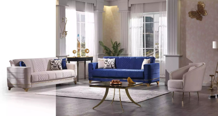 Moderne fauteuil woonkamer éénzitter ontwerper lounge kleur beige hout.