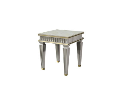 Bijzettafel Wit Salontafel Tafel Woonkamer Meubels Metaal Tafels Modern