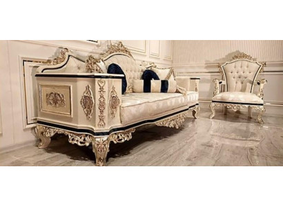 Chesterfield bankstel set 3+1 Luxe 2-delige Stoffen Bank Woonkamer