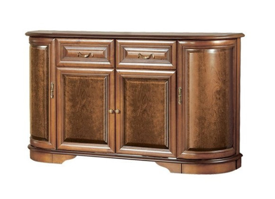 Complete woonkamer vitrinekast dressoir tafel vitrinekast eetkamer set 4-delig