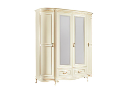 Klassieke kasten kast wandmeubel kledingkast - Model V-kast-4D-G