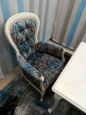6x Stoelenset Fauteuil Zitkussen Chesterfield Designer Stoelen met Leuning.