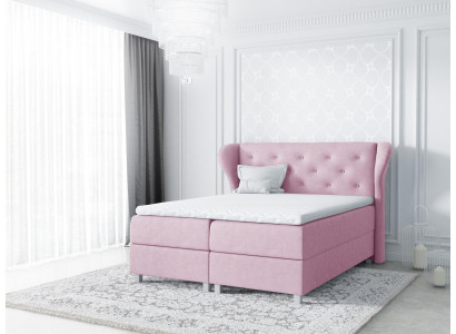 Stof Boxspringbed Textiel Ontwerp Dubbel Hotel Modern Bed Slaapkamer Bedden