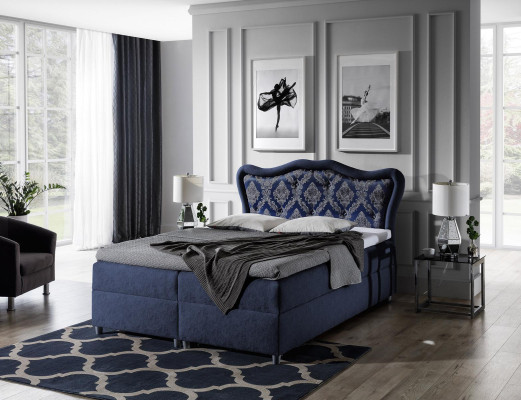 Klassiek bed Boxspring bedden Barok slaapkamer meubels Luxe inrichting