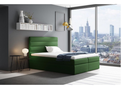 Bed met opbergruimte tweepersoonsbed Bedden Groen gestoffeerd bed Boxspringbed Tweepersoonsbed Nieuw
