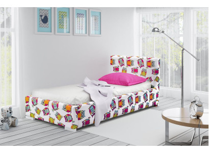 Jongerenbed kinderbed Kids Design Modern Bed kinderkamer 90 cm Bedlade Nieuw