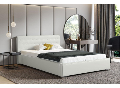 Tweepersoonsbed Huwelijksbed Bedframe Bed Gestoffeerd Bedden Polyester Bedframe Nieuw