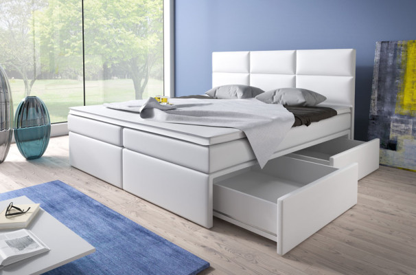 Boxspringbedden Bed Frame Kunstleer Designer Hotel Dubbel Luxe Design Nieuw