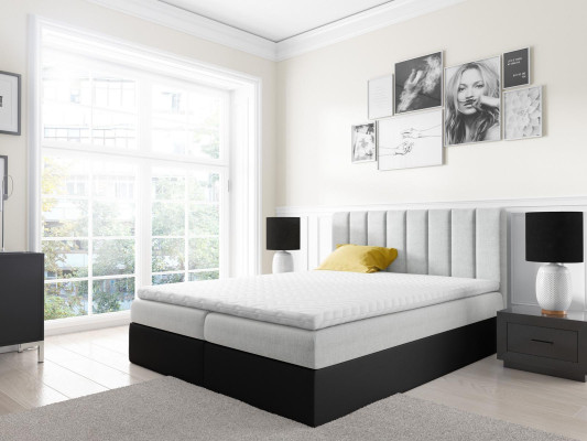 Boxspringbed Tweepersoonsbed Bed met opbergruimte Echtelijk bed Bedden 180cm Gestoffeerd bed