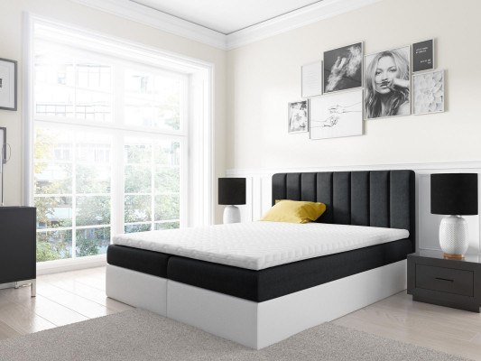 Boxspringbed Tweepersoonsbed Bed met opbergruimte Echtelijk bed Bedden 180cm Gestoffeerd bed