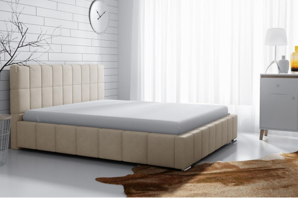 Bedframe Design Dubbel Hotel Modern Slaapkamer Bed Bedden Gestoffeerd Bed Nieuw