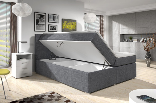 Gepolsterd bed Bedden Bed Gestoffeerd Boxspringbed Design Hotel Dubbel Luxe Design