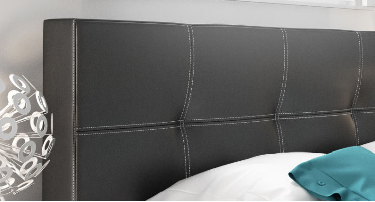 Bedframe Ontwerp Dubbel Hotel Modern Bed Slaapkamer Bedden Wit Nieuw