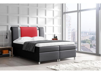 Bed met opbergruimte boxspring bedden meubels dubbel 160x200 slaapkamer hotel nieuw
