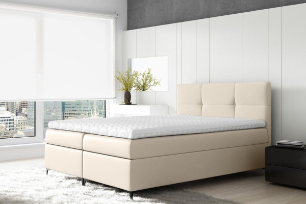 Luxe meubels dubbel hotelbed slaapkamer bedden boxspringbed gestoffeerd bed nieuw