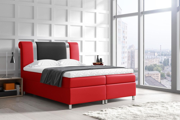 Bed met opbergruimte boxspring bedden meubels dubbel 160x200 slaapkamer hotel nieuw