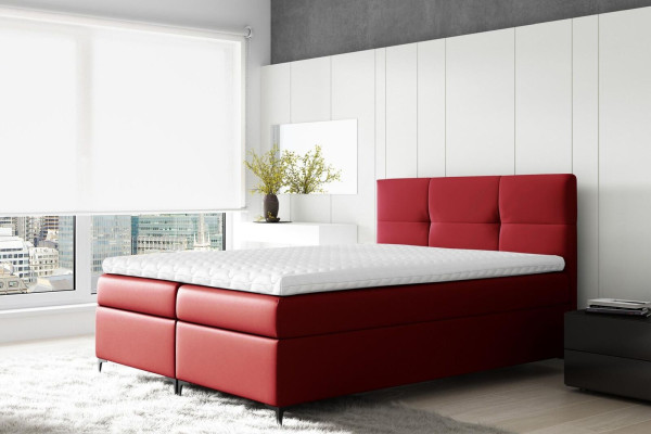 Luxe meubels dubbel hotelbed slaapkamer bedden boxspringbed gestoffeerd bed nieuw